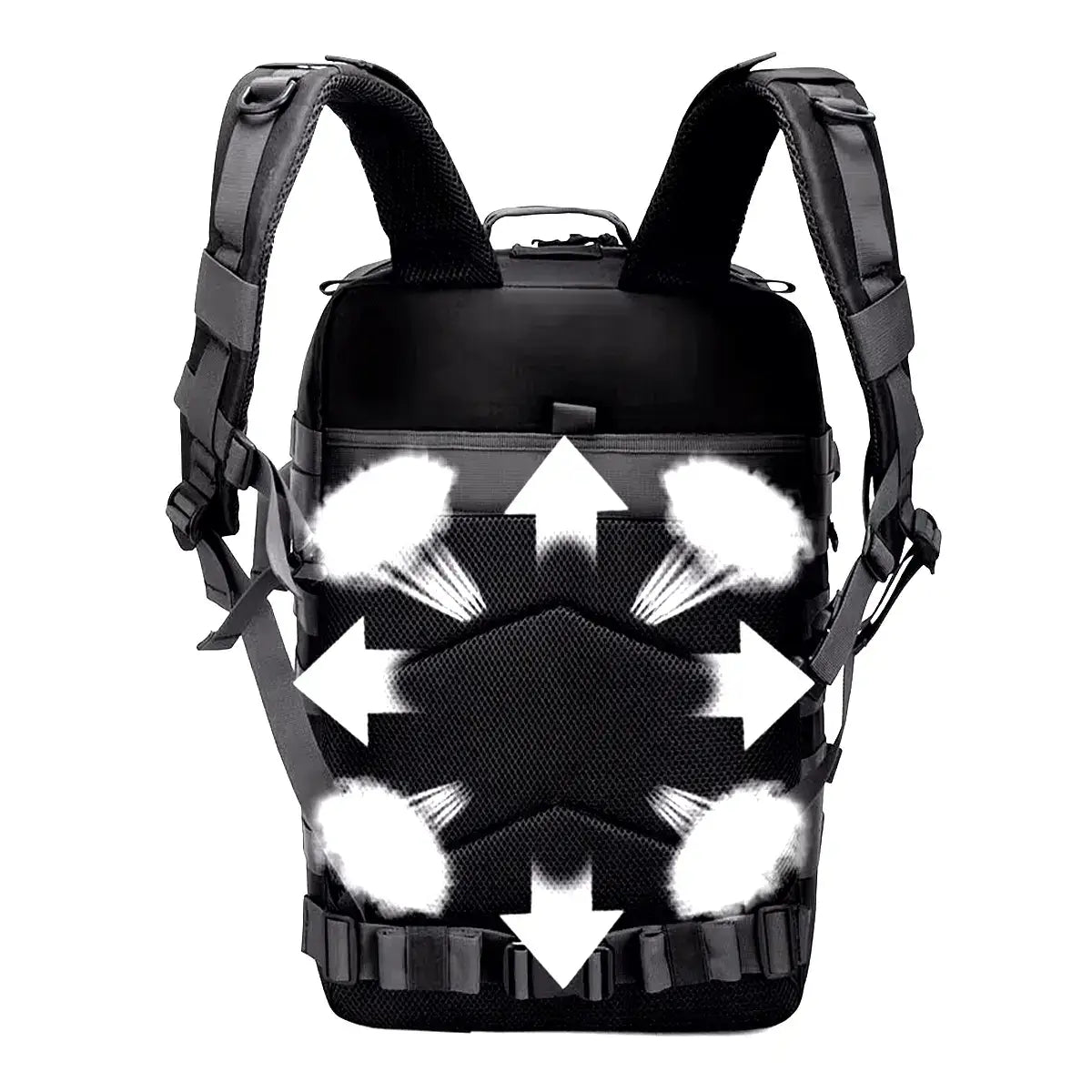 Exodus® Military Tactical Rucksack (+ Free UK Flag Velcro Badge)
